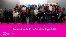 Laureats Prix Caroline Aigle et marraines à la Journée Emilie du Châtelet 2019