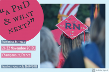 Affiche A PhD, and What Next?, édition 2019