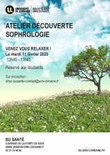 [Atelier] Découverte sophrologie