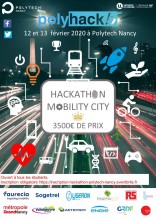 Affiche Hackathon Polytech Nancy 2020