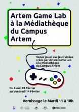 Mediathèque Campus Artem : Artem Game Lab
