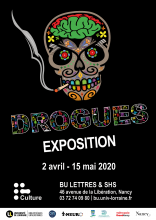 Affiche de l'exposition Drogues