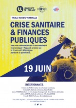 Table ronde virtuelle - Crise sanitaire & Finances publiques