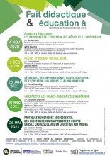 conférence, fait didactique et éducation à 2020-2021, éducation aux médias, esprit critique, INSPÉ de Lorraine, CREM, Université de Lorraine