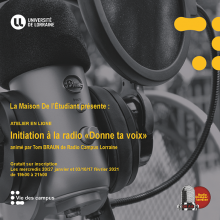 [En ligne] Atelier Initiation à la radio "Donne ta voix"