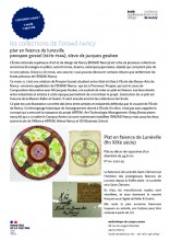 collection d’objets de l'ENSAD Nancy, un plat en faïence de Lunéville créé par Prosper Gossel