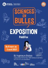 Affiche de l'exposition : "Sciences en bulles"
