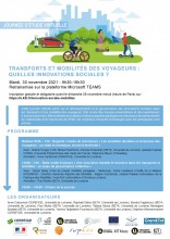 Transports et mobilités des voyageurs : quelles innovations sociales ?