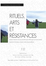 Affiche du colloque "Rituels, arts et résistances"