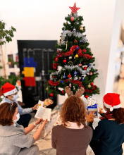 Sapin de Noël en BU