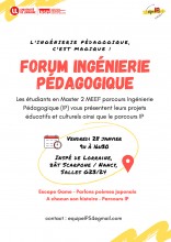 image forum ingénierie pédagogique 28 janvier 2022