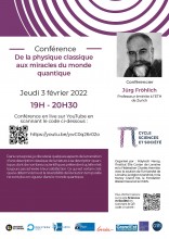 Affiche conférence Sciences & Société