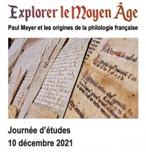 Journée d'études Explorer le Moyen Âge