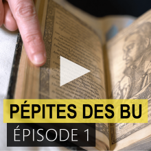 Pépites des BU : épisode 1