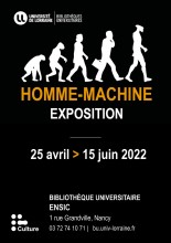 Affiche de l'expo : "Homme-Machine"