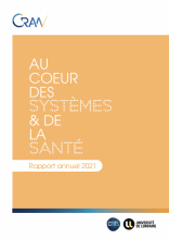 Première de couverture du rapport d'activités du CRAN 2021