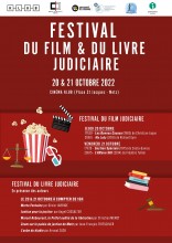 Affiche festival du film et du livre judiciare