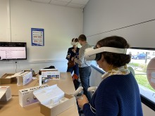 Réunion du 03 mai 2022 : Test du matériel de réalité virtuelle par l'Université de Lorraine et le Rectorat de l'Académie de Nancy-Metz