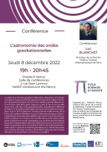 Conférence Luc BLANCHET 