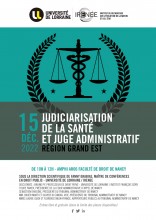 Judiciarisation de la santé et juge administratif - Région Grand Est