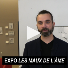 Expo "Les maux de l'âme" à la BU Lettres & SHS de Nancy