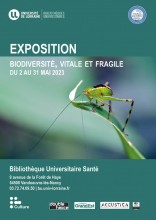 [Expo] "Biodiversité vitale et fragile" à la BU Santé