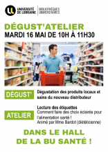 [Atelier] "Lecture des étiquettes : comment faire des choix éclairés pour l’alimentation santé"