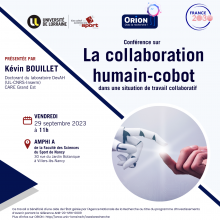 Conférence sur la collaboration Humain - Cobot