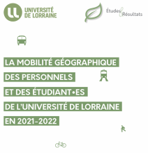 Couverture de l'enquête Mobilités de l'Université de Lorraine