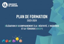 Plan de formation 2023-2024 de la DACIP
