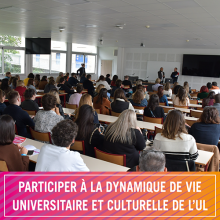 Participer à la dynamique de vie universitaire et culturelle de l’UL