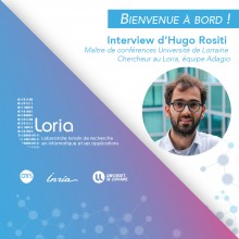 Hugo Rositi, nouvel enseignant-chercheur au Loria