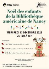 Le Noël des enfants de la Bibliothèque américaine de Nancy