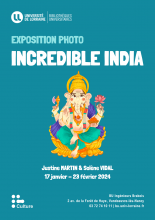 Affiche de l'exposition "Incredible India"
