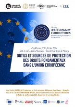[Conférence] Outils et sources de protection des droits fondamentaux dans l'Union Européenne