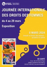 [Expo] "Droit des femmes" à la BU Santé