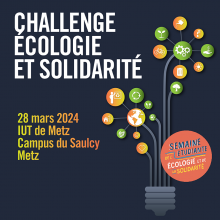 affiche du Challenge Ecologie et solidarité