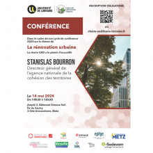 [Conférence] "La rénovation urbaine", par Stanislas Bourron