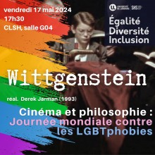 Cinéma & philosophie : "Wittgenstein" – Journée mondiale contre les LGBTphobies