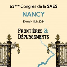 Visuel du Congrès de la SAES