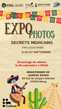 Affiche exposition Secrets mexicains