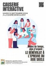 Causerie interactive bénévolat