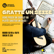 Atelier gratte un seize