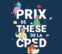 Affiche du prix de thèse de la CPED