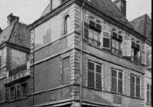 La maison natale d'Henri Poincaré, rue de Guise à Nancy