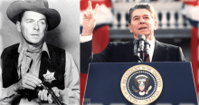 Reagan, une star hollywoodienne devenue Président des Etats-Unis