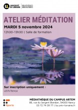 Affiche atelier relaxation