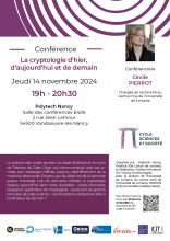 Affiche Sciences & Société Cécile Pierrot