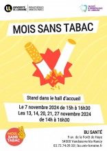 Mois sans tabac à la BU Santé 