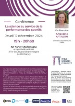 Affiche conférence Amandine Aftalion